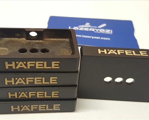 Hafele promosyon lazer yazı